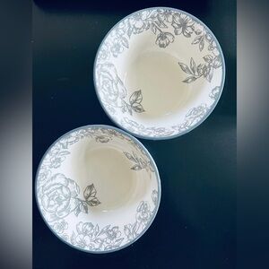 Pfaltzgraff Gabriela Gray Cereal Bowls (set of 2)